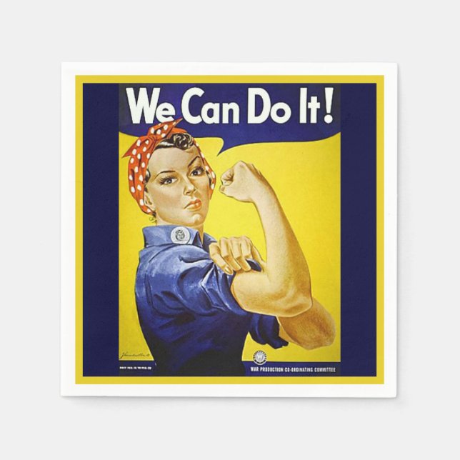 We Can Do It! Napkin (Front)