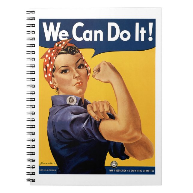 We Can Do it! Notebook (Front)