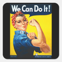 We can do it retro vintage poster