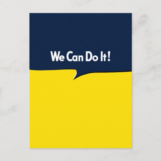 We Can Do it Rosie Postcard (Front)