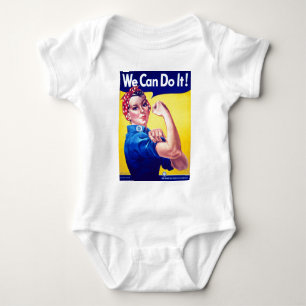 We Can Do It Rosie the Riveter Baby Bodysuit