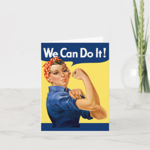We Can Do It! Rosie the Riveter Card