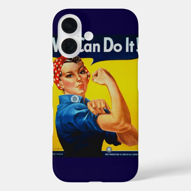 We Can Do It Rosie the Riveter Case-Mate iPhone Case (Back)