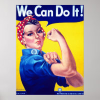 We Can Do It Rosie the Riveter Extra Large Poster