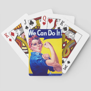 We Can Do It Rosie the Riveter Playing Cards