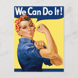 We Can Do It! Rosie the Riveter Postcard