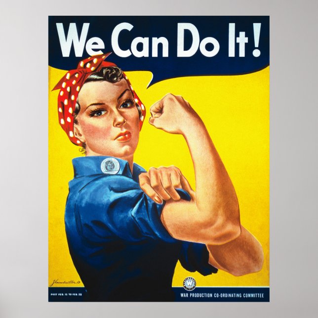 We Can Do It Rosie the Riveter Poster (Front)