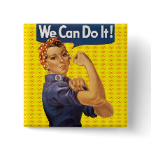 We Can Do It! Rosie the Riveter Red Polka Dots