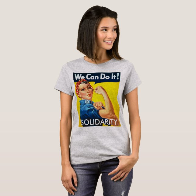 We Can Do It - Rosie the Riveter - Resist T-Shirt (Front Full)