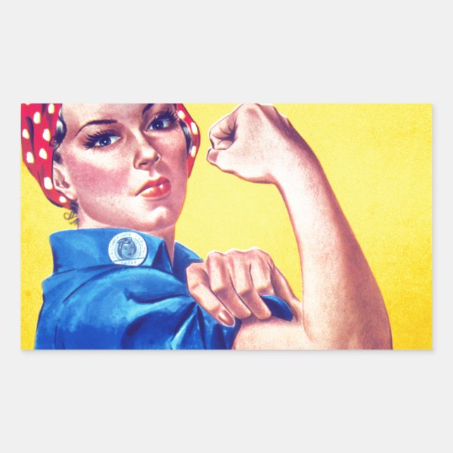 We Can Do It Rosie the Riveter Sticker (Front)