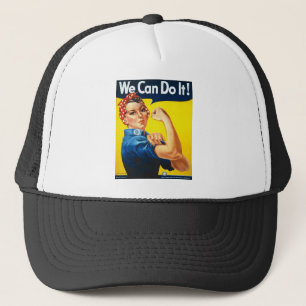 We Can Do It! Rosie the Riveter Trucker Hat