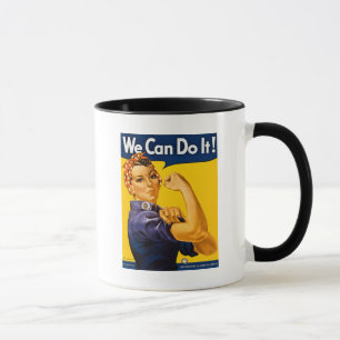 We Can Do It! Rosie the Riveter Vintage WW2 Mug