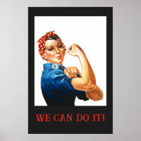 We Can Do It Rosie the Riveter Women Power WWII 