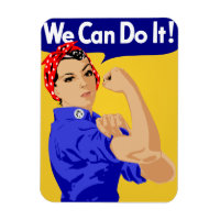 We Can Do It! Rosie The Riveter WWII Poster