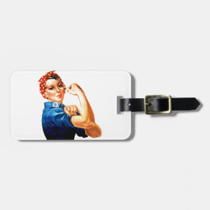 We Can Do It Rosie the Riveter WWII Propaganda Luggage Tag