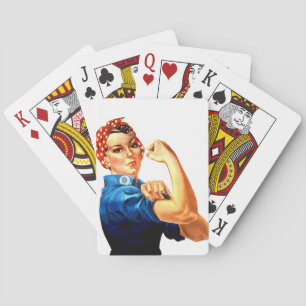 We Can Do It Rosie the Riveter WWII Propaganda Playing Cards