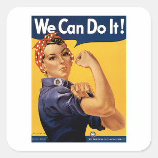 We Can Do it! Square Sticker