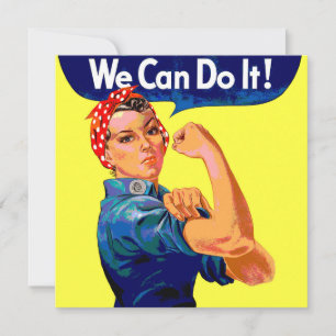We Can Do It   Thank You Card