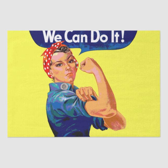 We Can Do It  Tissue Paper (Front)