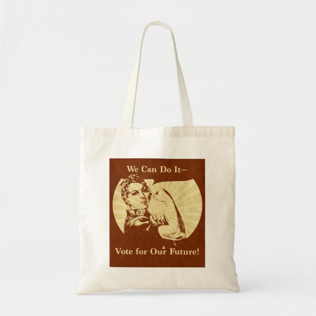 We Can Do It—Vote for Our Future Tote Bag (Front)