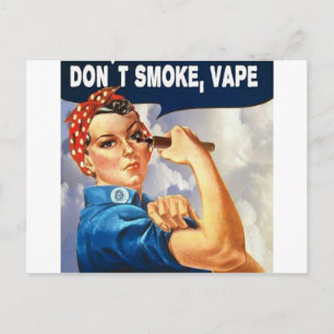 We can do it! We can Vape! Postcard