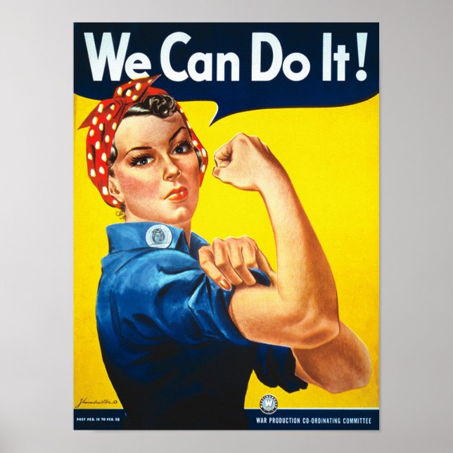 We Can Do It Woman Power Poster (Front)
