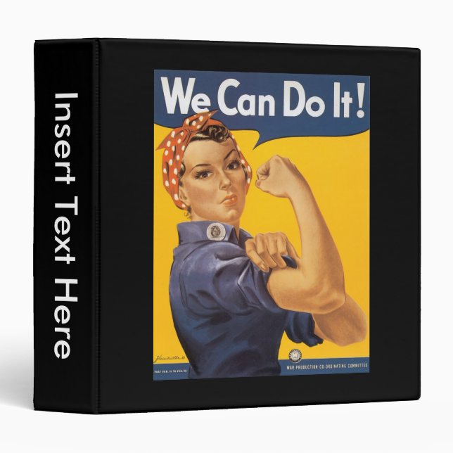 We Can Do It World War 2 Binder (Front/Spine)