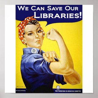 We can save our libraries poster