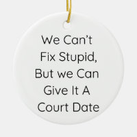 We Can’t Fix Stupid, But We Can Give It a Court |