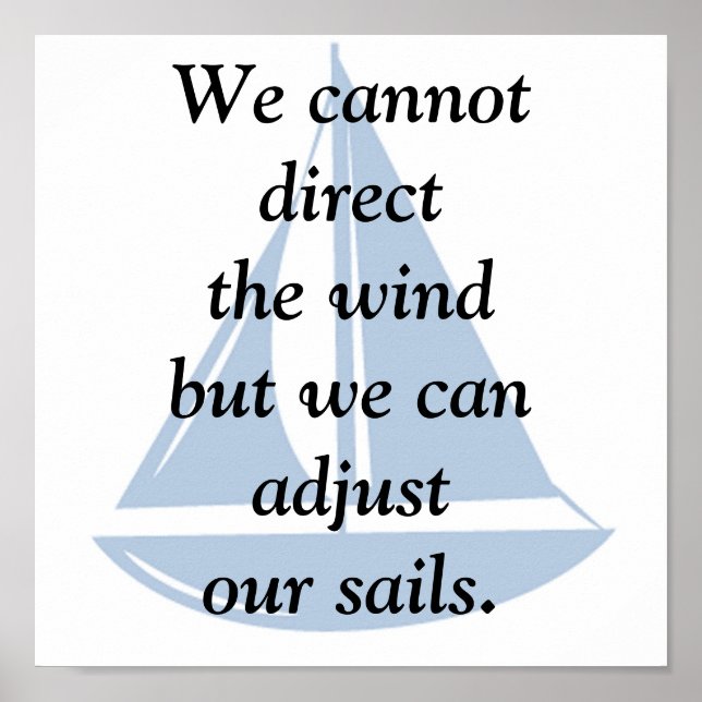 We Cannot Direct the Wind Poster (Front)