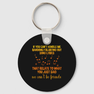 We Can't Be Friends - Uni - Black - Small - School Keychain