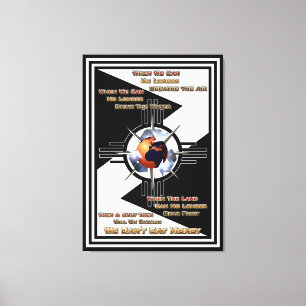 We Can't Eat Money! Canvas Print