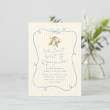 We Can't Wait To Squeeze You Lemon Baby Shower