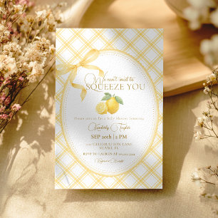 We Can't Wait to Squeeze You Neutral Baby Shower Invitation