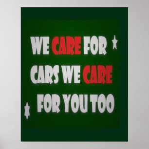 We Care For Cars        Poster