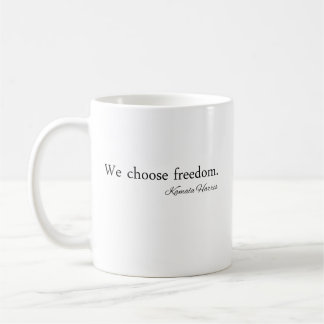 We Choose Freedoom Kamala Harris Coffee Mug