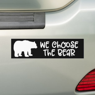 We Choose The Bear Feminism 4B Feminist Bumper Sticker