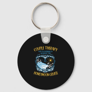 We Chose This Honeymoon Cruise - Funny Couple Keychain