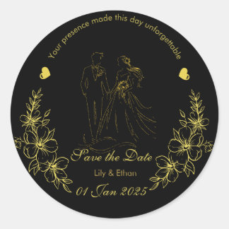 we classic round sticker