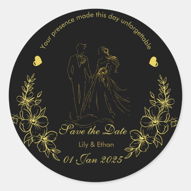 we classic round sticker (Front)