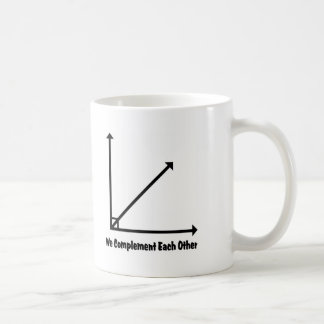 we complement each other coffee mug