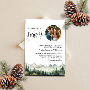 We decided on Forever Casual Photo Wedding Invitation