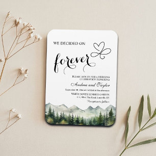 We decided on Forever Casual Wedding Invitation Magnet