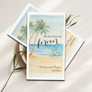 We decided on Forever Elegant Wedding Napkin