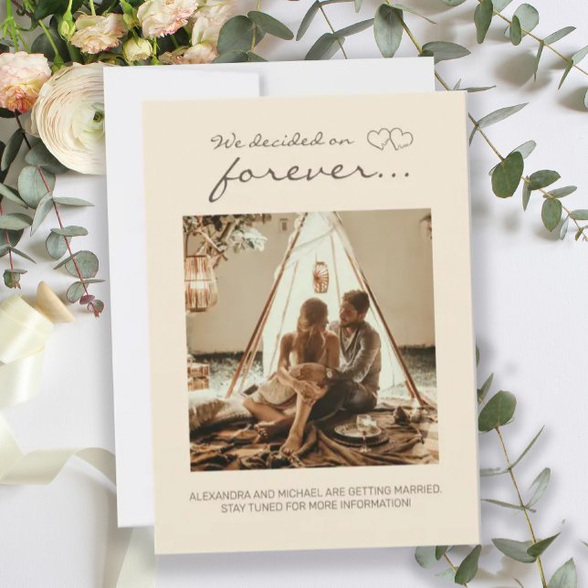 We Decided on Forever Engagement Announcement (Creator Uploaded)