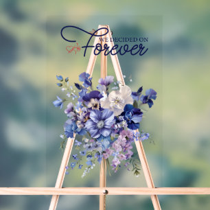 We Decided On Forever Quote Acrylic Sign
