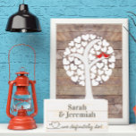 We Definitely Do Heart Personalized Wedding Wooden Box Sign<br><div class="desc">A perfect wedding gift for any couple,  this simply elegant wood sign proclaims that they'd do it all again! Can be customized with ANY names.</div>
