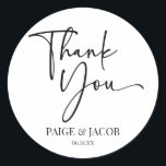 We Do Classic Modern Minimal Minimalist Wedding Round Sticker<br><div class="desc">These are "We Do" Classic Modern Minimal Minimalist Simple Wedding Party Favour Stickers!</div>