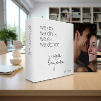 We Do Drink Eat Dance - Modern Wedding