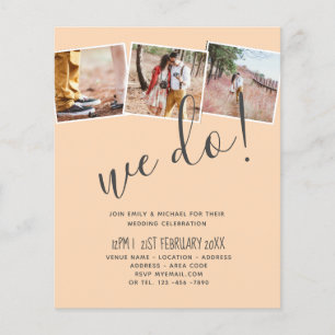 WE DO Engagement Party Invitations MODERN Colours